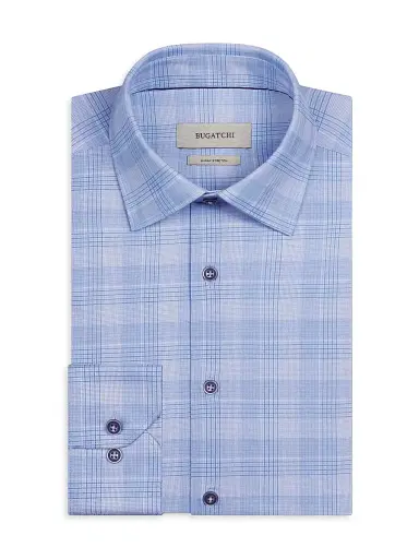 Bugatchi Men's James Ooohcotton Shirt - Air Blue - Size XL | Thumbnail 1 Bugatchi Men's James Ooohcotton Shirt - Air Blue - Size XL | Thumbnail 1
