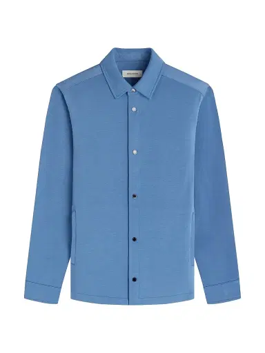 Bugatchi Men's Soft Touch Knit Shirt Jacket - Peacock - Size XXL | Thumbnail 1 Bugatchi Men's Soft Touch Knit Shirt Jacket - Peacock - Size XXL | Thumbnail 1