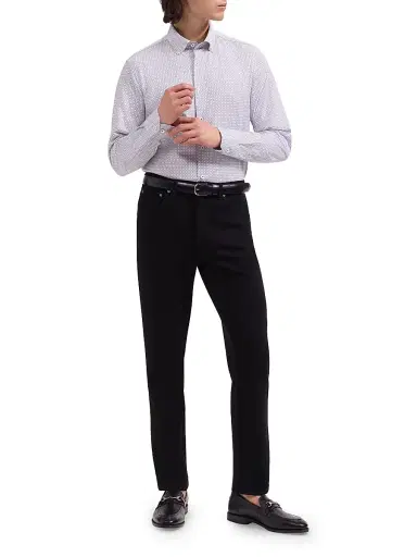 Bugatchi Men's Brent Ooohcotton Shirt - White - Size XXL | Thumbnail 2