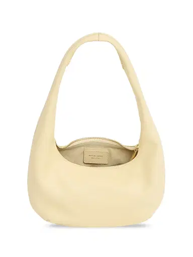 MANSUR GAVRIEL Women's Embossed Logo Leather Shoulder Bag - Crema | Thumbnail 3
