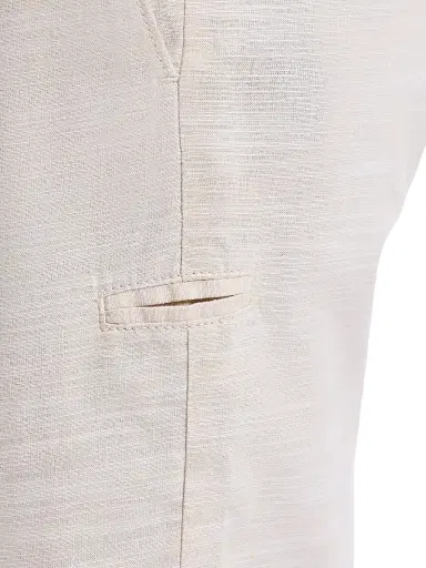 Robert Graham Men's Dixton Cotton-Linen Shorts - Sand - Size 40 | Thumbnail 6