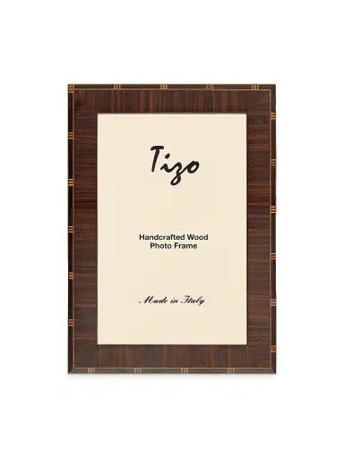 Tizo Inlaid Wood Frame - Brown - Size 8 x 10 | Thumbnail 2 Tizo Inlaid Wood Frame - Brown - Size 8 x 10 | Thumbnail 2
