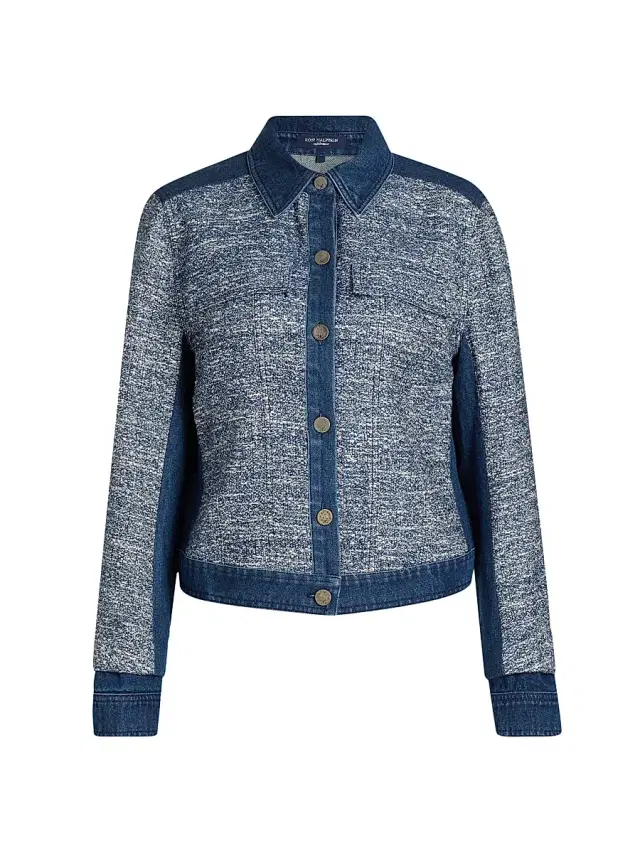 Kobi Halperin Women's Gracie Textured Denim Jacket - Navy