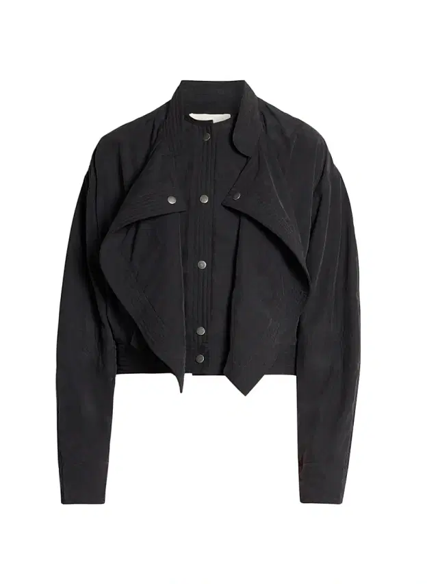 Women's Tricia Draped Techno Jacket - Black