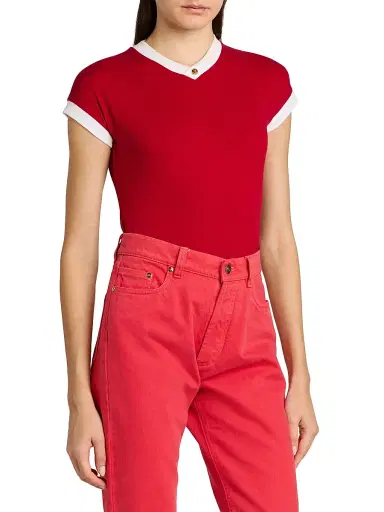 Versace Women's Vintage Medusa Cotton T-Shirt | Thumbnail 3 Versace Women's Vintage Medusa Cotton T-Shirt | Thumbnail 3