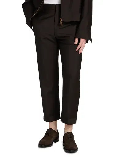 Versace Men's Wool-Mohair Trousers | Thumbnail 3 Versace Men's Wool-Mohair Trousers | Thumbnail 3