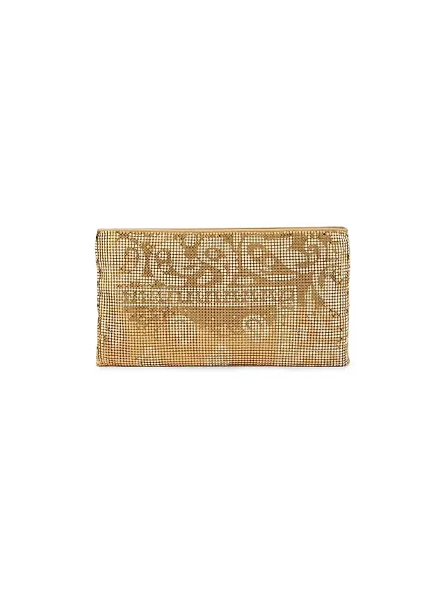 Benedetta Bruzziches Women's Your Best Friend La Petite Metal Clutch - Gold Bandana