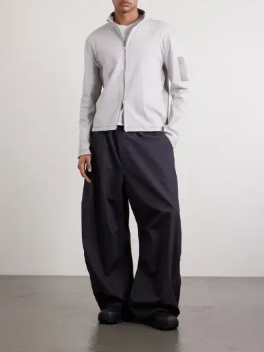 Amomento Cotton Zip-Up Sweater - Men | Thumbnail 2 Amomento Cotton Zip-Up Sweater - Men | Thumbnail 2