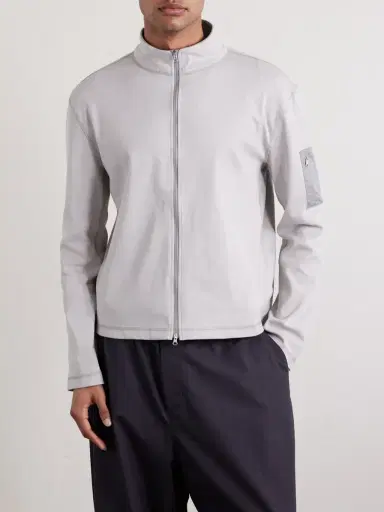 Amomento Cotton Zip-Up Sweater - Men | Thumbnail 3 Amomento Cotton Zip-Up Sweater - Men | Thumbnail 3