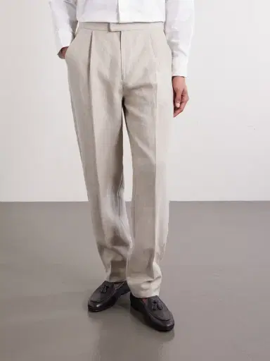 Favourbrook Cooper Slim-Fit Linen Suit Trousers - Men | Thumbnail 3