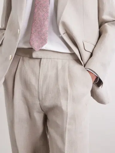 Favourbrook Cooper Slim-Fit Linen Suit Trousers - Men | Thumbnail 5