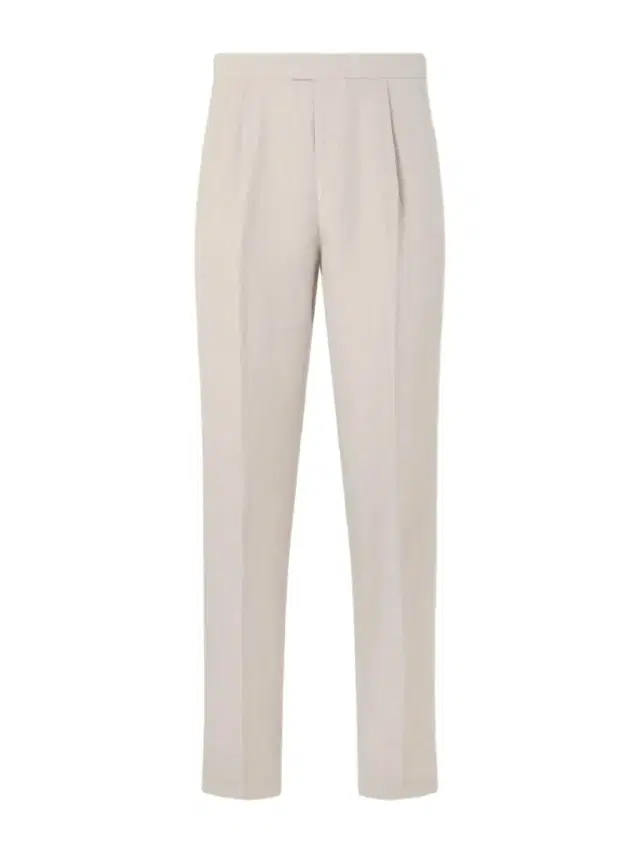 Cooper Slim-Fit Linen Suit Trousers - Men