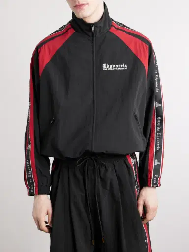 Willy Chavarria Casa De Chavarria Logo-Detailed Shell Jacket - Men | Thumbnail 3 Willy Chavarria Casa De Chavarria Logo-Detailed Shell Jacket - Men | Thumbnail 3