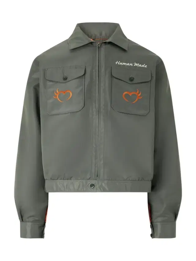 Embroidered Nylon Jacket - Men