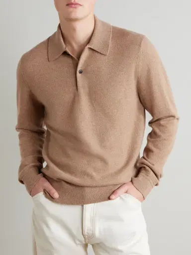 MR P. Cliff Cashmere Polo Shirt - Men | Thumbnail 3 MR P. Cliff Cashmere Polo Shirt - Men | Thumbnail 3