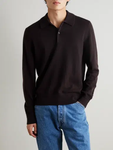 MR P. Cliff Cashmere Polo Shirt - Men | Thumbnail 3 MR P. Cliff Cashmere Polo Shirt - Men | Thumbnail 3