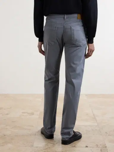 Slowear Slim-Fit Stretch Cotton-Blend Gabardine Trousers - Men | Thumbnail 4