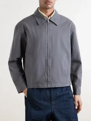 Frame Cotton-Blend Trucker Jacket - Men | Thumbnail 3