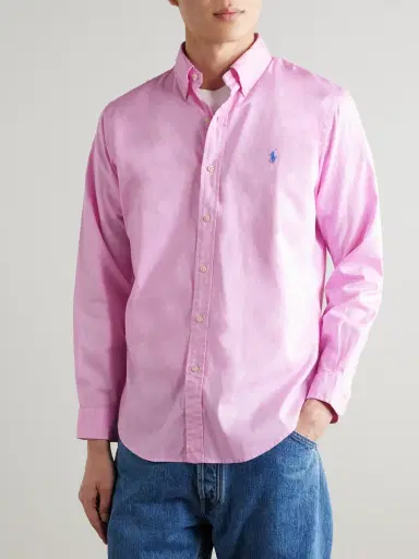 Polo Ralph Lauren Logo-Embroidered Cotton Shirt - Men | Thumbnail 3