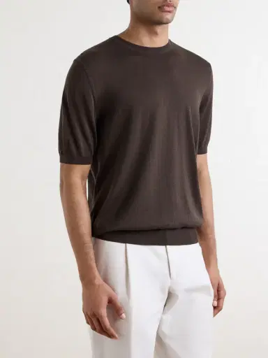 Slowear Cotton and Silk-Blend T-Shirt - Men | Thumbnail 3