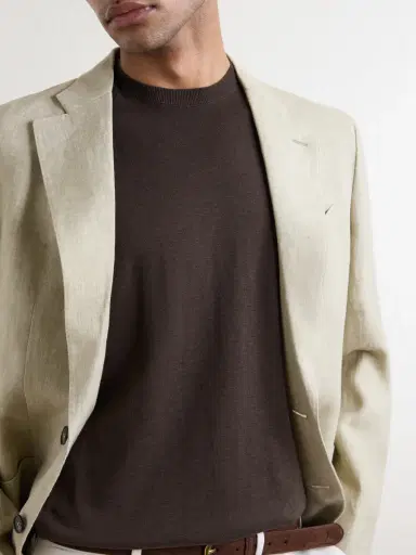 Slowear Cotton and Silk-Blend T-Shirt - Men | Thumbnail 5