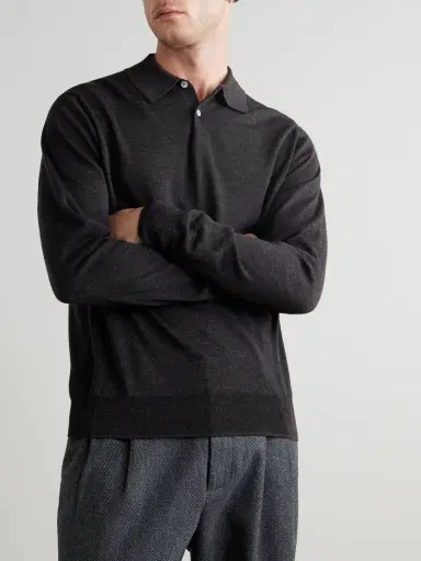 Hartford Merino Wool Polo Shirt - Men | Thumbnail 3
