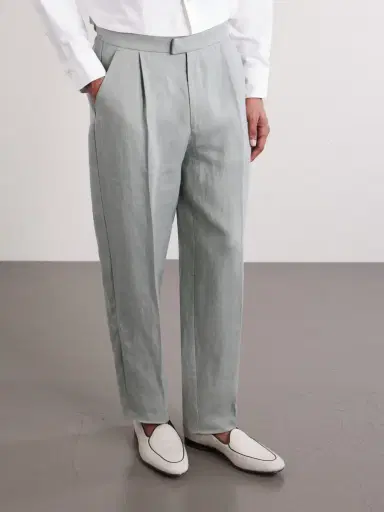 Favourbrook Cooper Slim-Fit Linen Suit Trousers - Men | Thumbnail 3