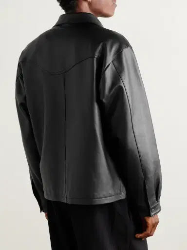 Stòffa Wave Leather Jacket - Men | Thumbnail 3