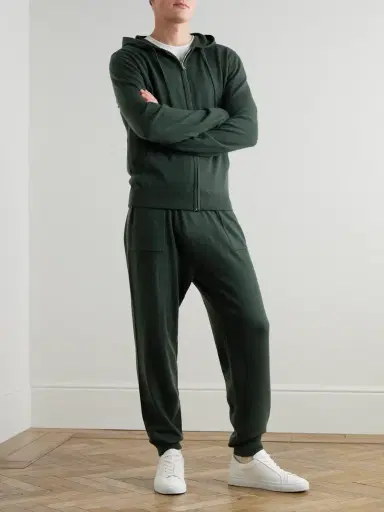 MR P. Tapered Wool and Cashmere-Blend Sweatpants - Men | Thumbnail 2