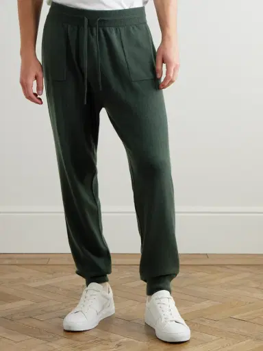 MR P. Tapered Wool and Cashmere-Blend Sweatpants - Men | Thumbnail 3