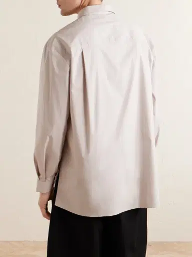 Amomento Oversized Cotton Shirt - Men | Thumbnail 4 Amomento Oversized Cotton Shirt - Men | Thumbnail 4
