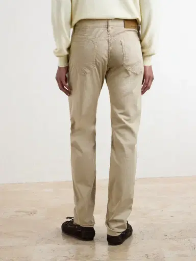Slowear Slim-Fit Stretch Cotton-Blend Gabardine Trousers - Men | Thumbnail 4