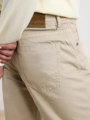 Slowear Slim-Fit Stretch Cotton-Blend Gabardine Trousers - Men | Thumbnail 5