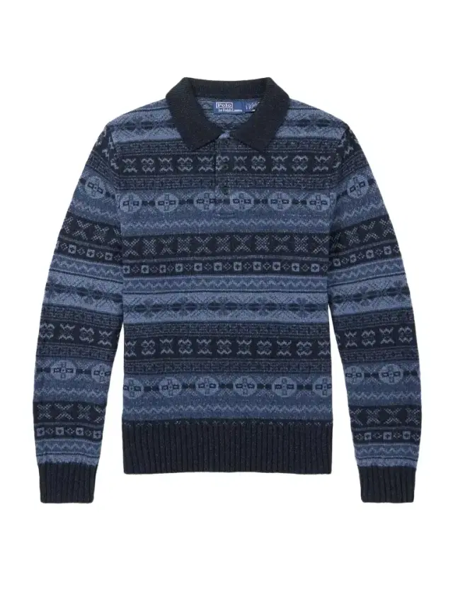 Polo Ralph Lauren Fair Isle Wool and Linen-Blend Polo Sweater - Men
