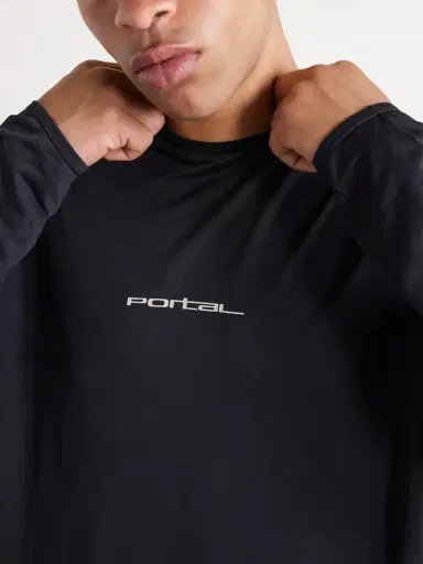 Portal Lateral Peak Logo-Print Recycled-Jersey T-Shirt - Men | Thumbnail 4 Portal Lateral Peak Logo-Print Recycled-Jersey T-Shirt - Men | Thumbnail 4