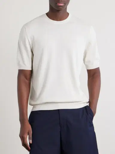 Slowear Cotton and Silk-Blend T-Shirt - Men | Thumbnail 3