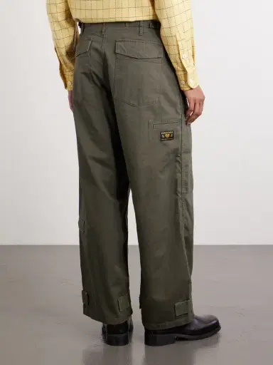 Human Made Cotton Wide-Leg Pants Trousers - Men | Thumbnail 4 Human Made Cotton Wide-Leg Pants Trousers - Men | Thumbnail 4