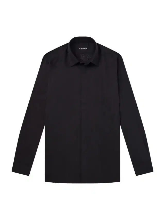 Tom Ford Perforated Silk-Twill Shirt - Men