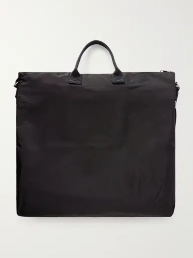 A.P.C. Webbing-Trimmed Logo-Print Shell Messenger Bag - Men | Thumbnail 3