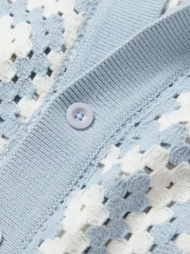 Frescobol Carioca Pinto Crocheted Cotton Shirt - Men | Thumbnail 4