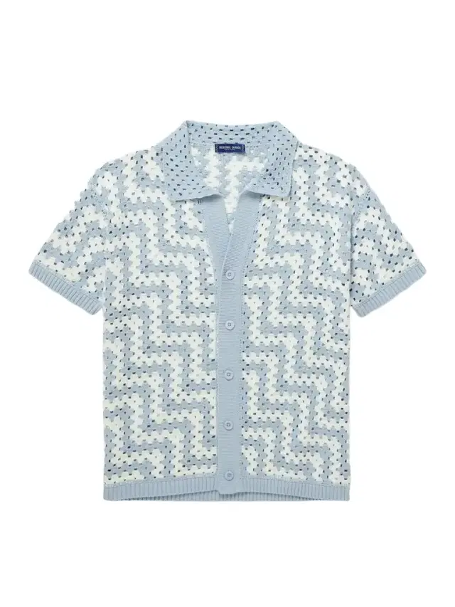 Pinto Crocheted Cotton Shirt - Men