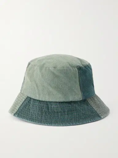 MANAAKI Patchwork Denim Bucket Hat - Men | Thumbnail 3