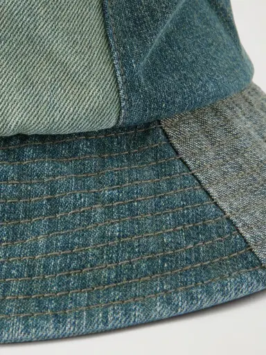 MANAAKI Patchwork Denim Bucket Hat - Men | Thumbnail 4