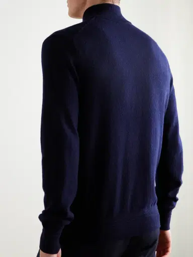 MR P. James Cashmere Half-Zip Sweater - Men | Thumbnail 4 MR P. James Cashmere Half-Zip Sweater - Men | Thumbnail 4