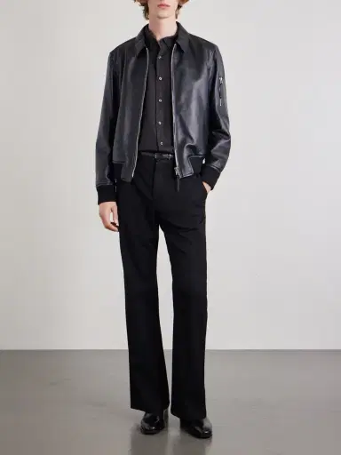 Tom Ford Button-Down Collar Lyocell-Gabardine Shirt - Men | Thumbnail 2 Tom Ford Button-Down Collar Lyocell-Gabardine Shirt - Men | Thumbnail 2