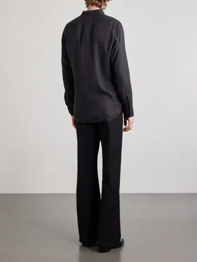 Tom Ford Button-Down Collar Lyocell-Gabardine Shirt - Men | Thumbnail 4 Tom Ford Button-Down Collar Lyocell-Gabardine Shirt - Men | Thumbnail 4