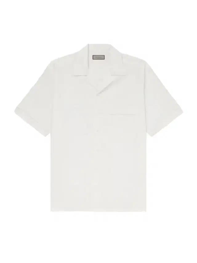 Camp-Collar Cotton Shirt - Men