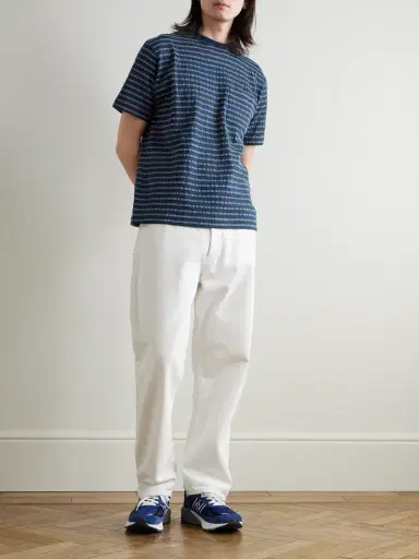 Beams Plus Striped Cotton T-Shirt - Men | Thumbnail 2 Beams Plus Striped Cotton T-Shirt - Men | Thumbnail 2