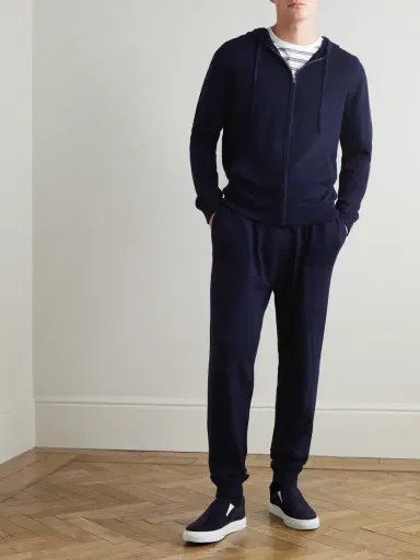 MR P. Tapered Wool and Cashmere-Blend Sweatpants - Men | Thumbnail 2