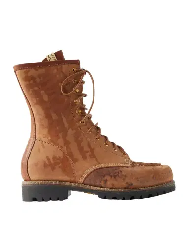 Visvim Hi-Folk Scout Moc Distressed Leather Boots - Men | Thumbnail 1 Visvim Hi-Folk Scout Moc Distressed Leather Boots - Men | Thumbnail 1